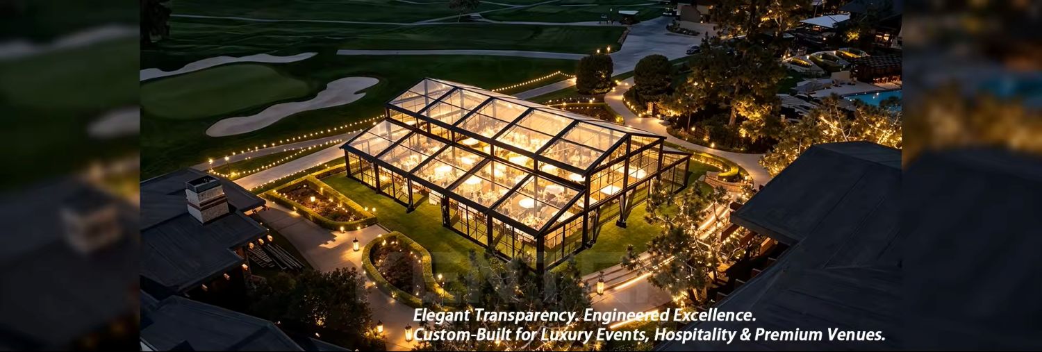 Luxury Black Atrium Tent