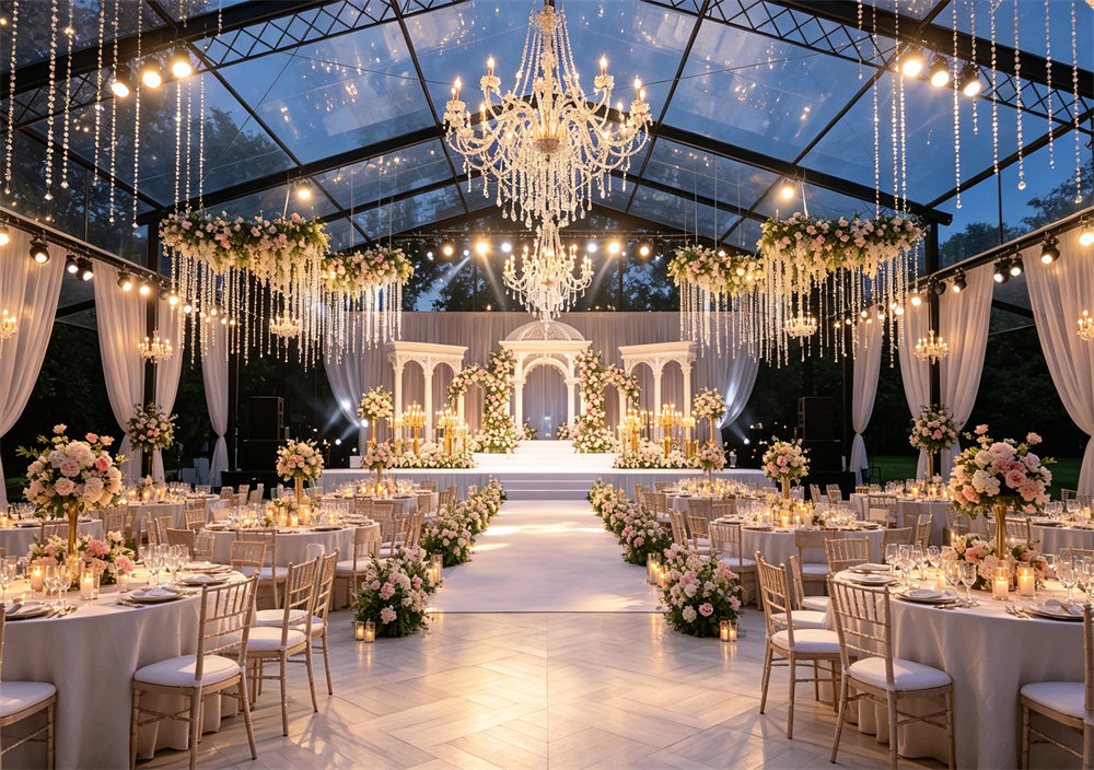20m x 25m Aluminum Atrium Tent for Weddings, Events & Commercial Venues