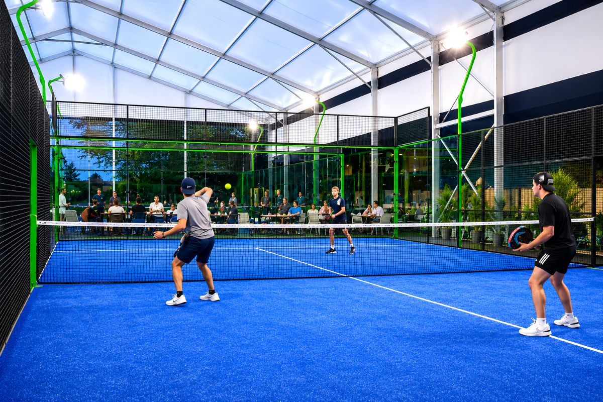 25m &times; 50m Padel Courts Tent | Clear Span Aluminum Sports Structure